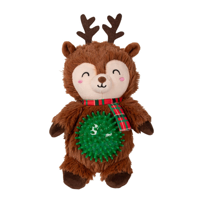 Rein It In, Pal! Spiky Ball Dog Toy