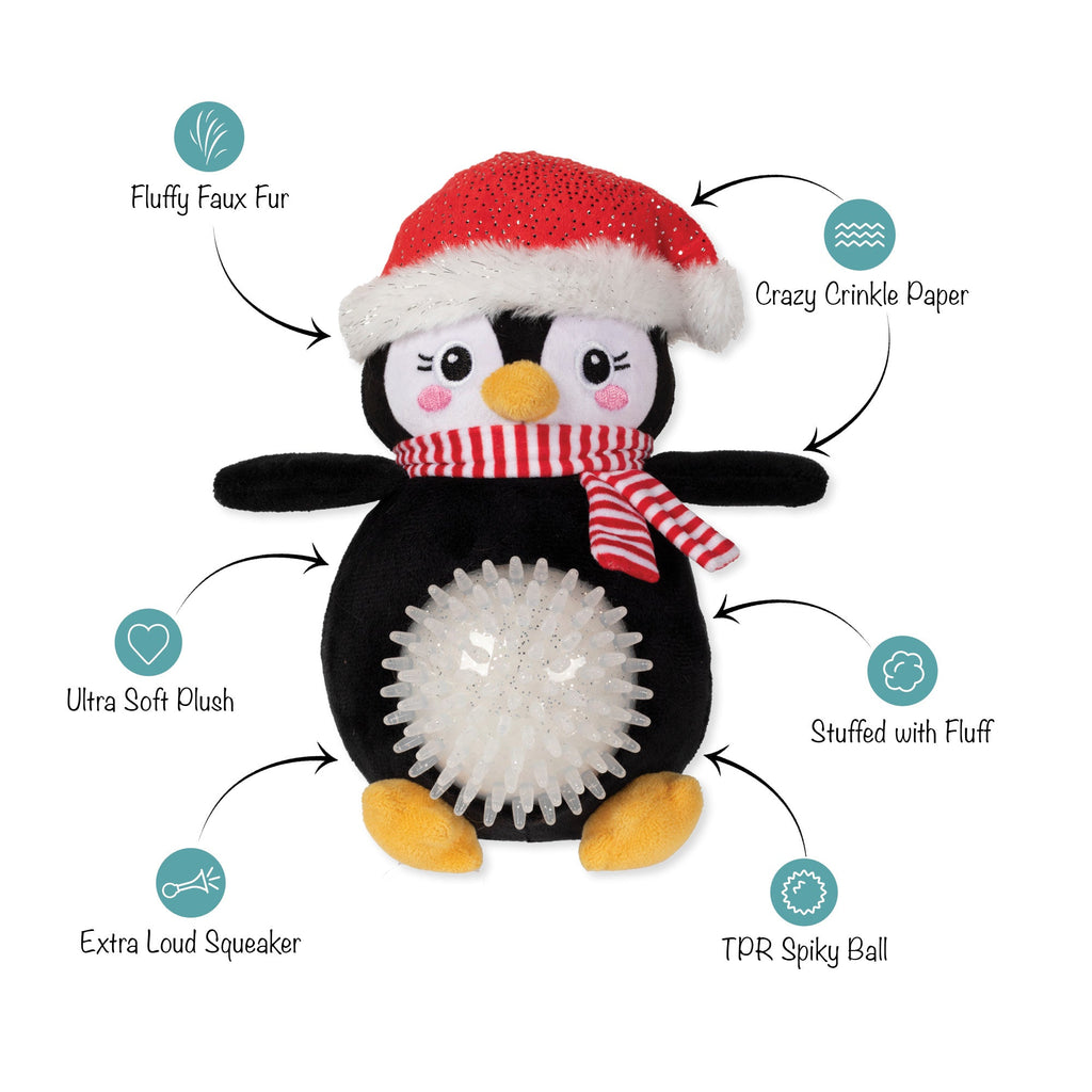 Play It Cool Spiky Ball Dog Toy