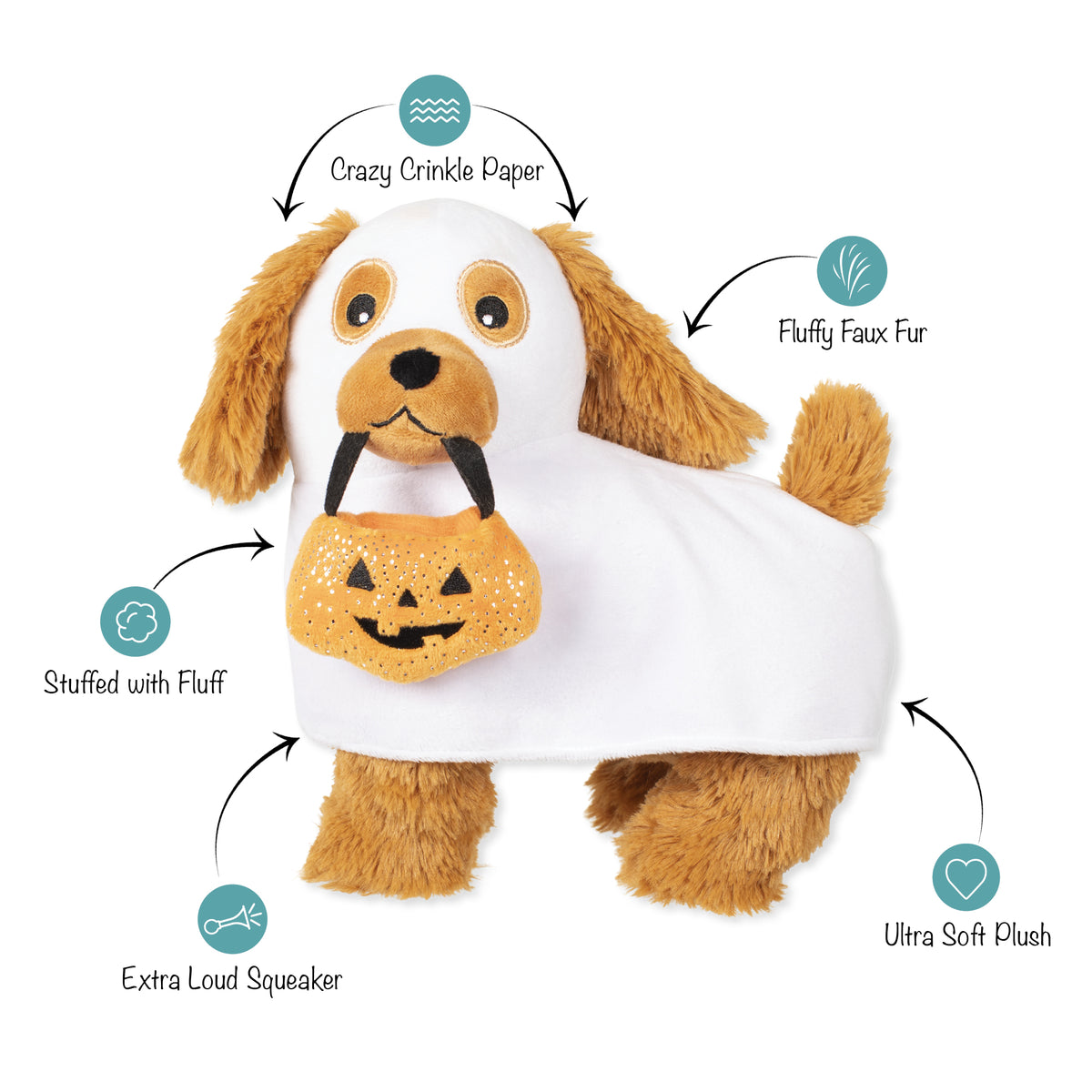 Hauntin' Hound Plush Dog Toy