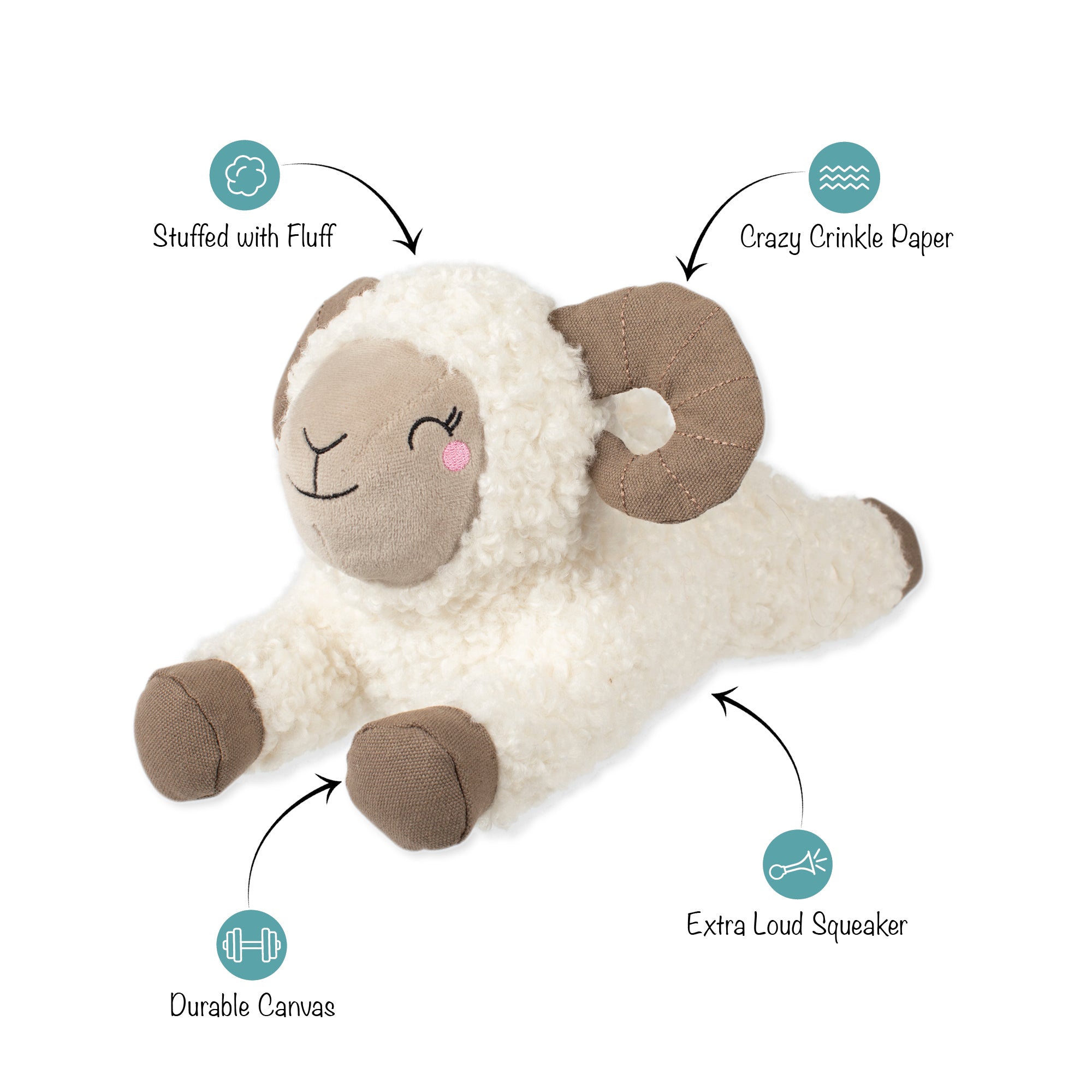 You Herd Me Plush Dog Toy