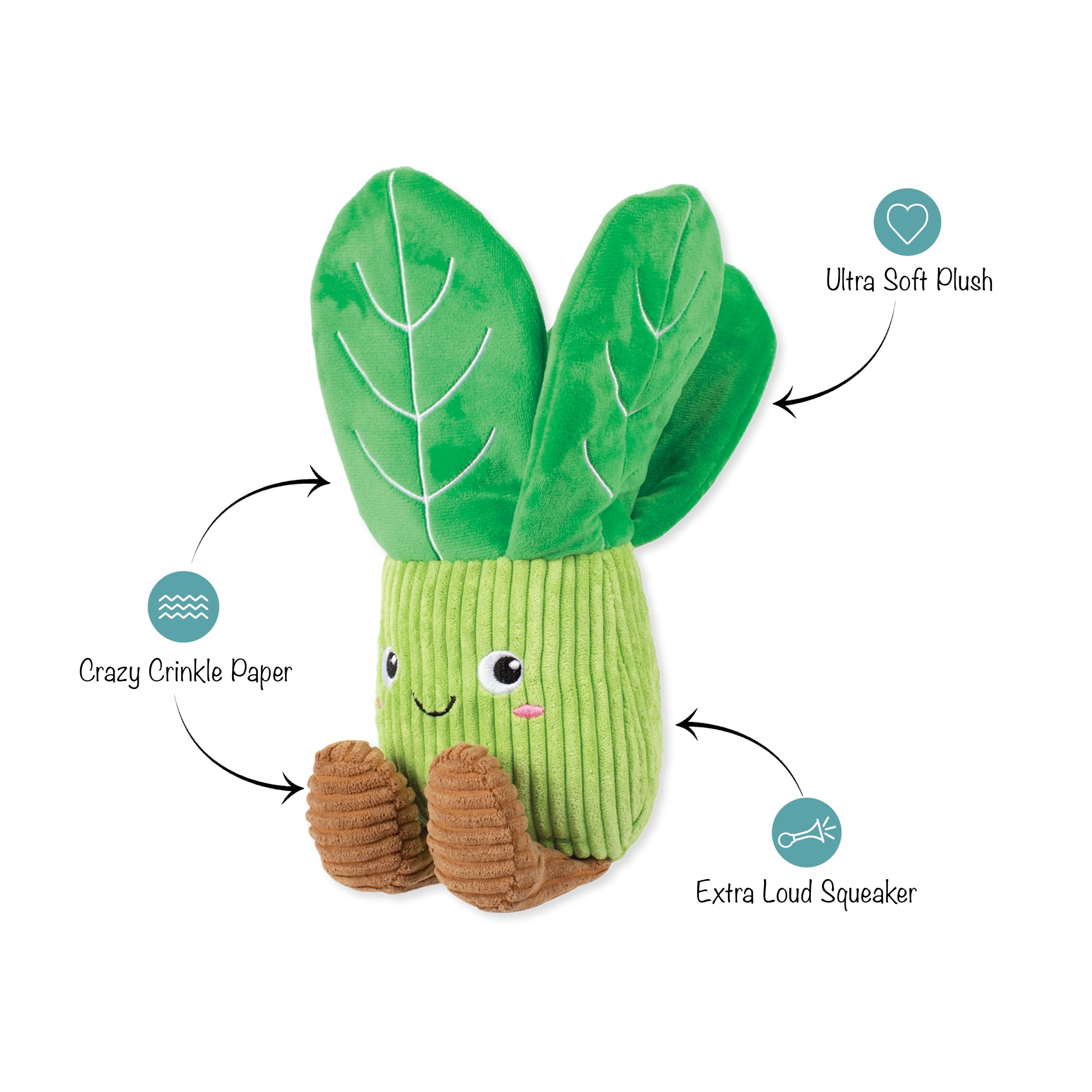 I'll Be Bok Plush Dog Toy