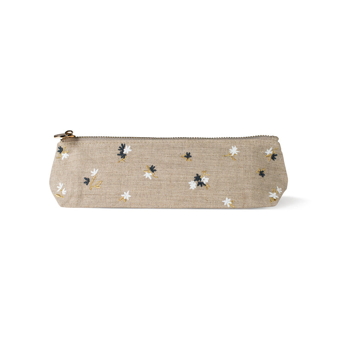 DITSY FLAT BOTTOM PENCIL POUCH