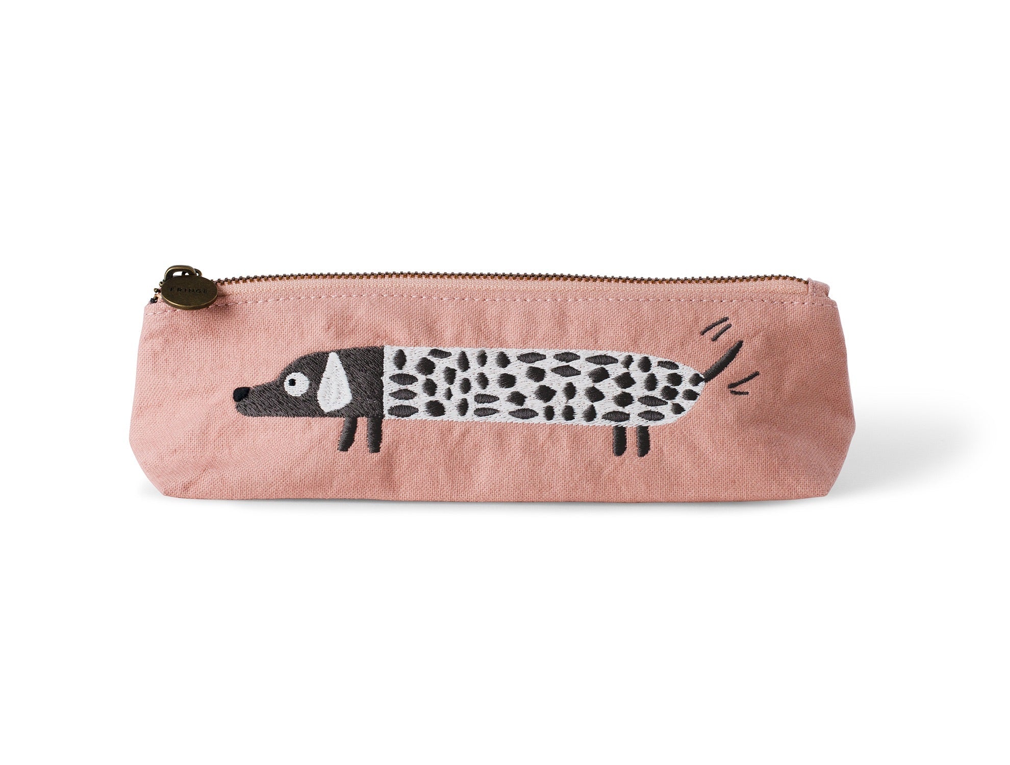 George The Dog Flat Bottom Pencil Pouch