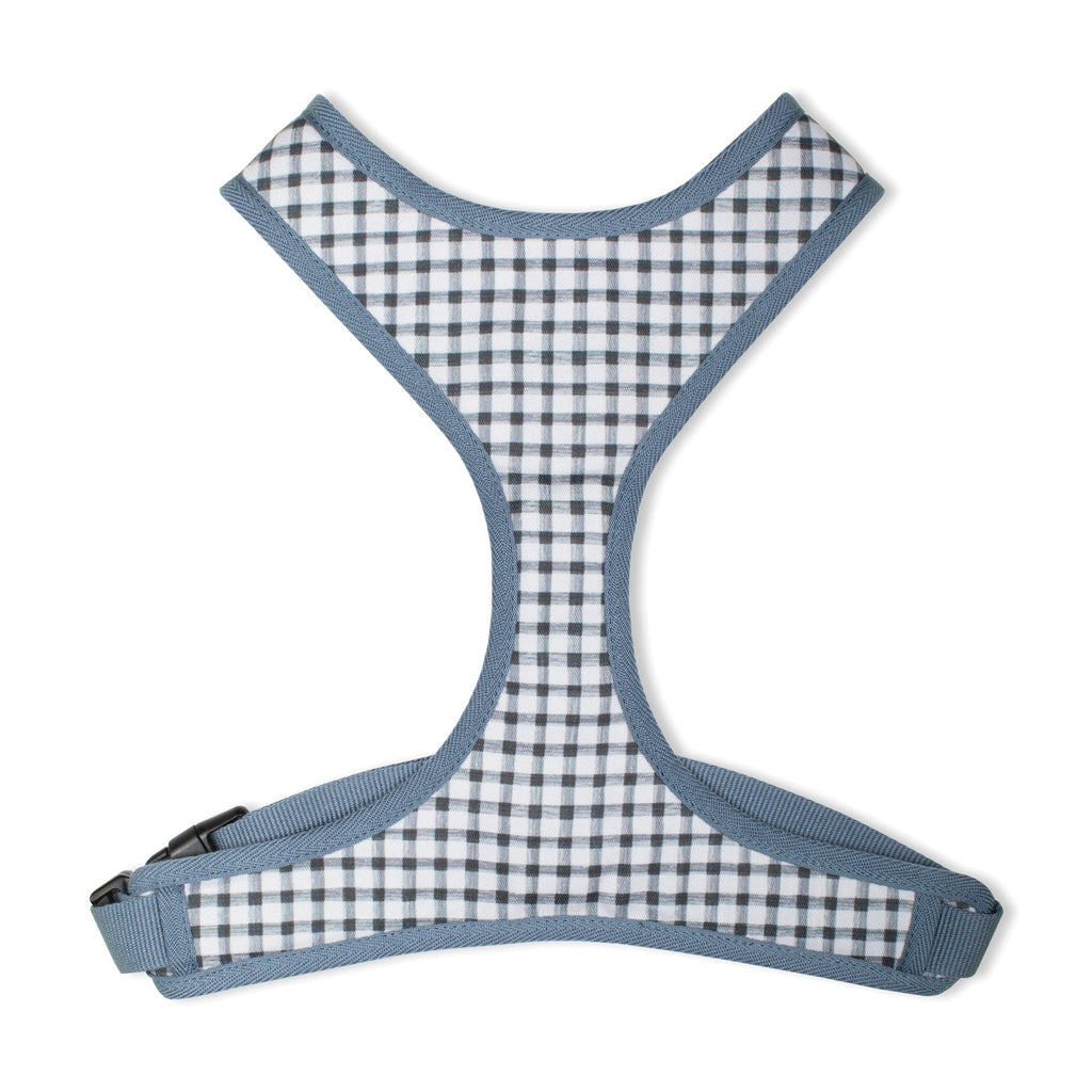 Painted Gingham Dog Harness