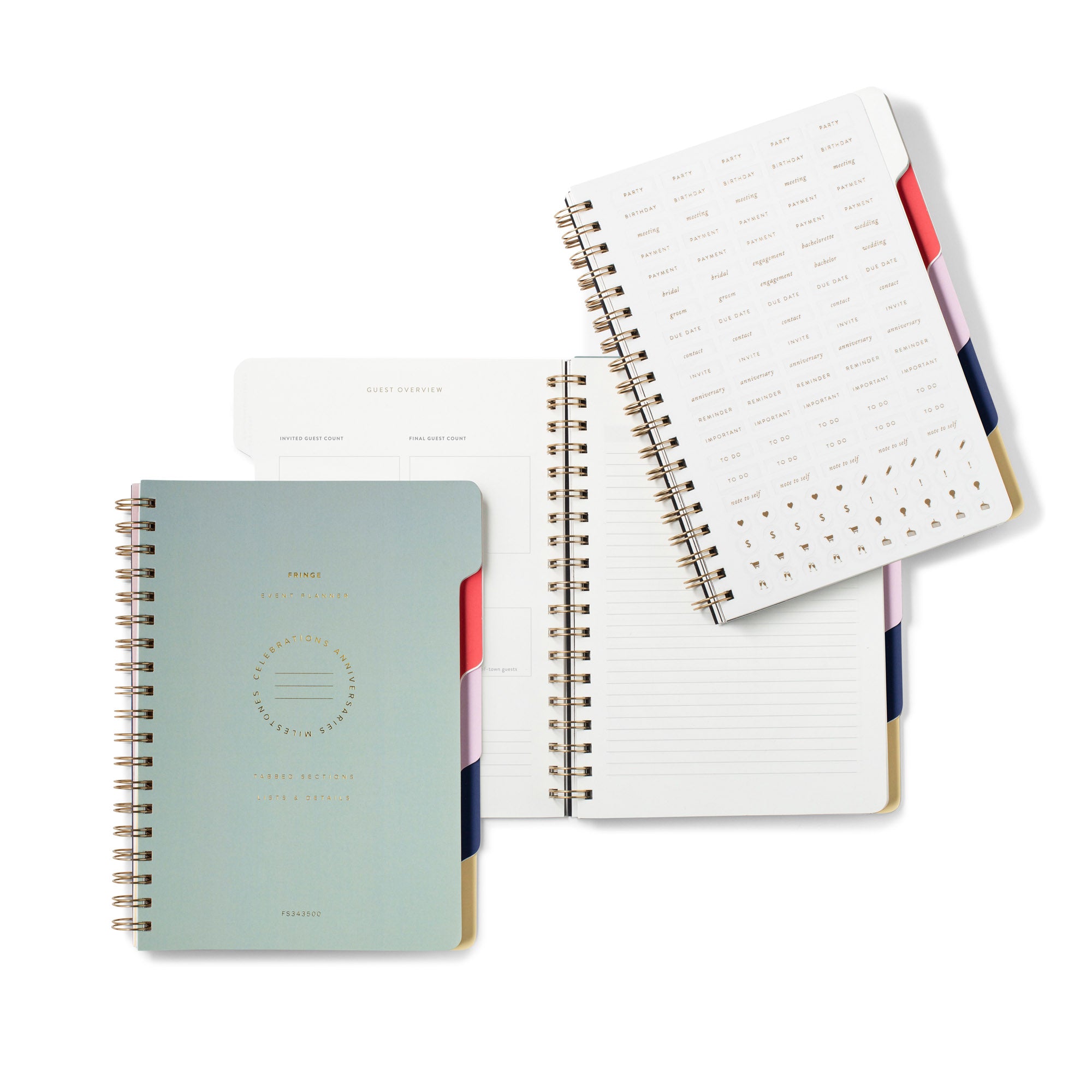 Color Block Event Planner | Fringe Studio