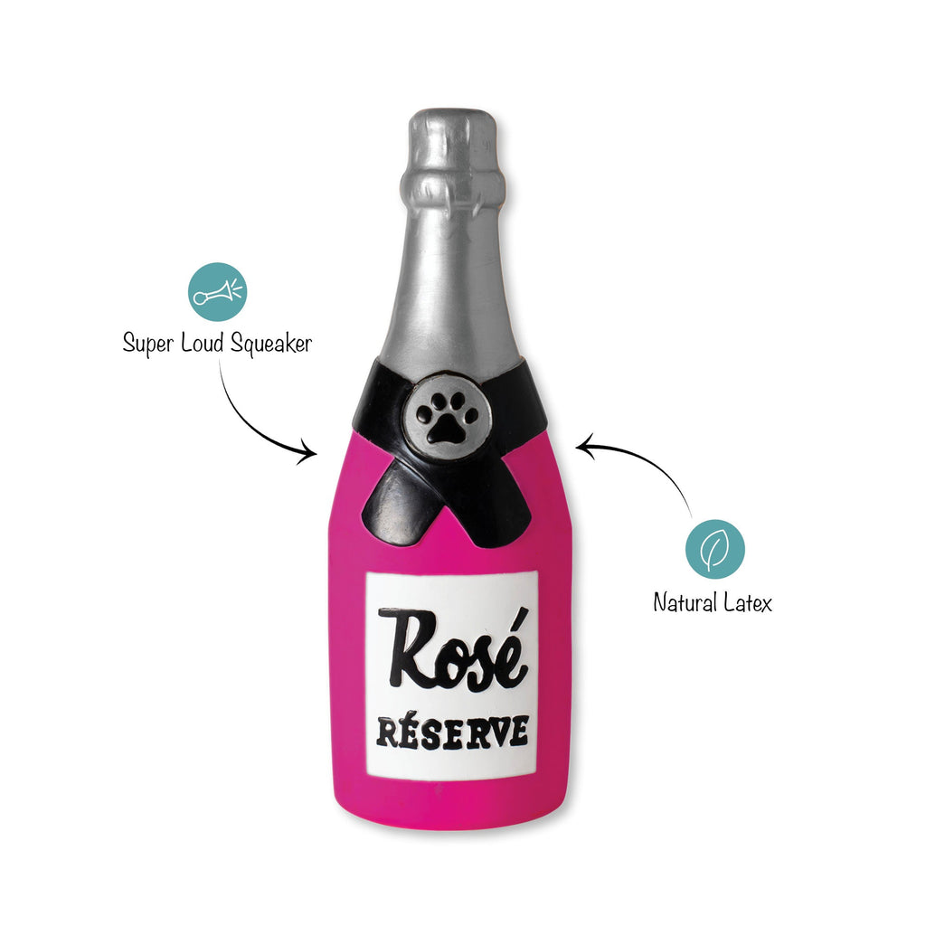 Play Then Rosé Latex Dog Toy