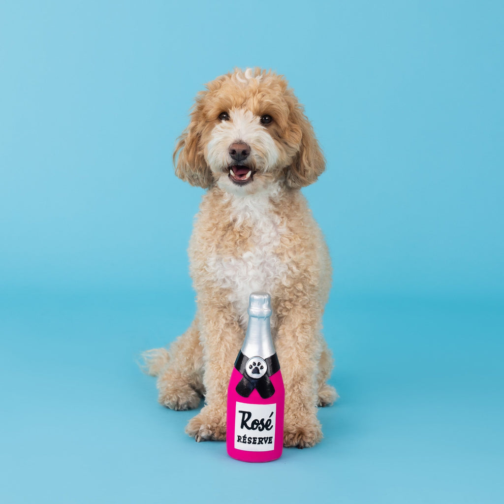 Play Then Rosé Latex Dog Toy