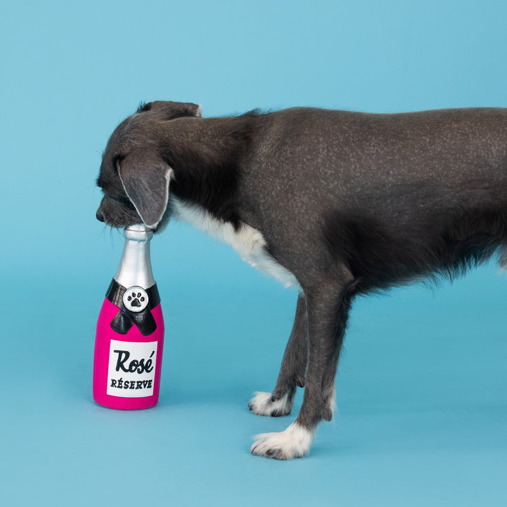 Play Then Rosé Latex Dog Toy
