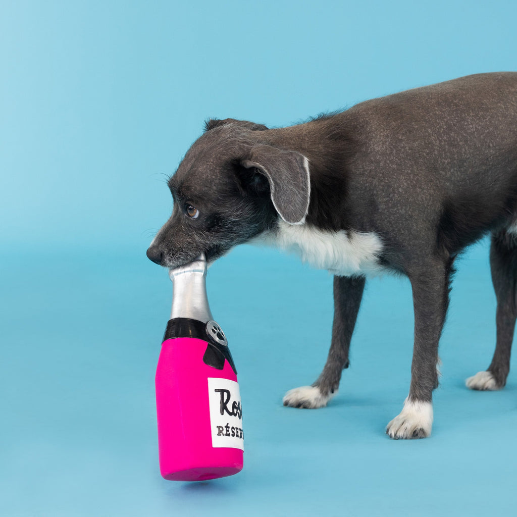 Play Then Rosé Latex Dog Toy