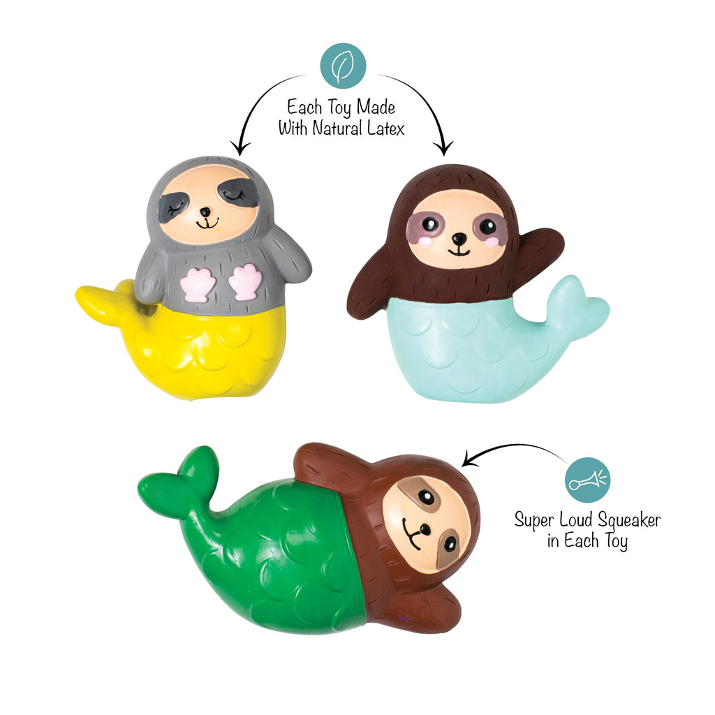 The Little Sloth-Maids Latex Dog Toy