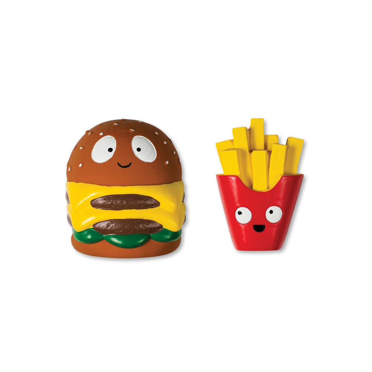 Big Buns, Small Fry 2pc Latex Dog Toy Set