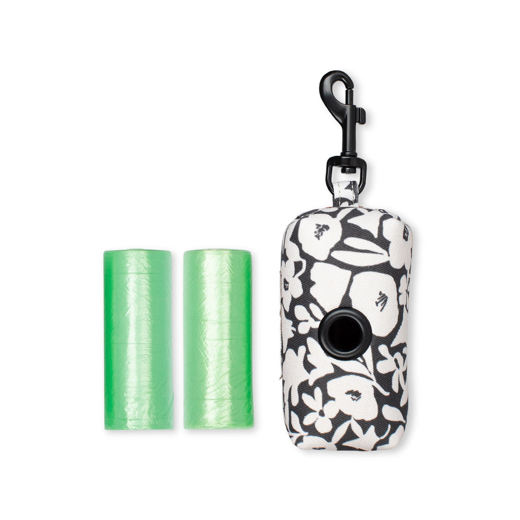 Charcoal Floral Waste Bag Holder