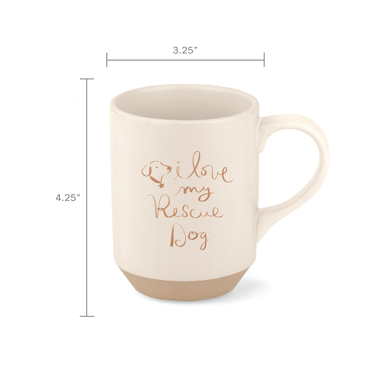 Love My Rescue Stoneware Mug