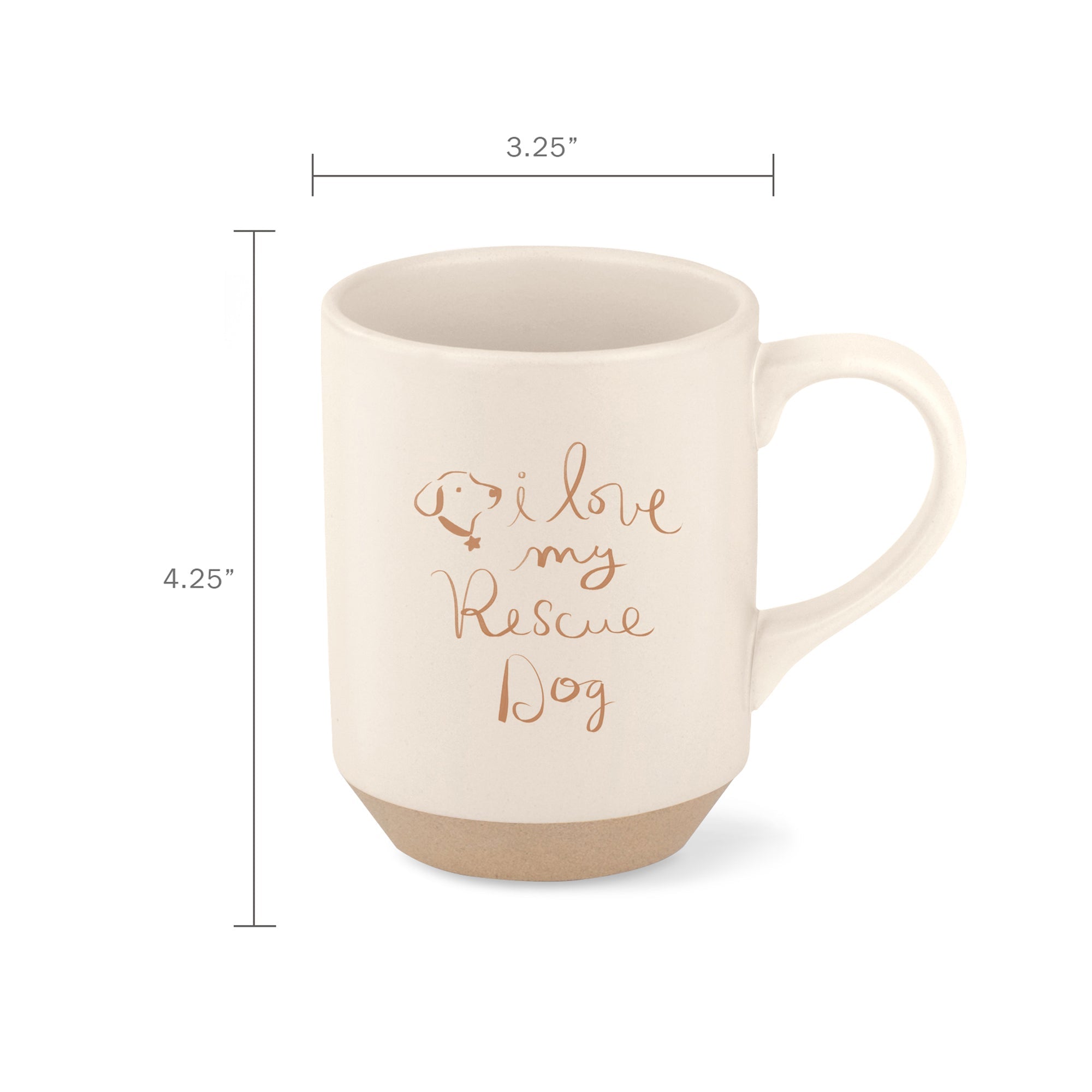 Love My Rescue Stoneware Mug