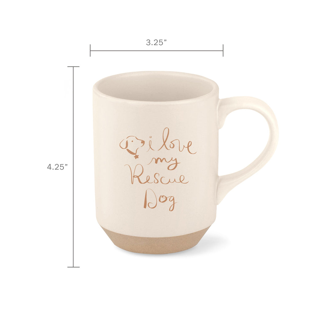 Love My Rescue Stoneware Mug