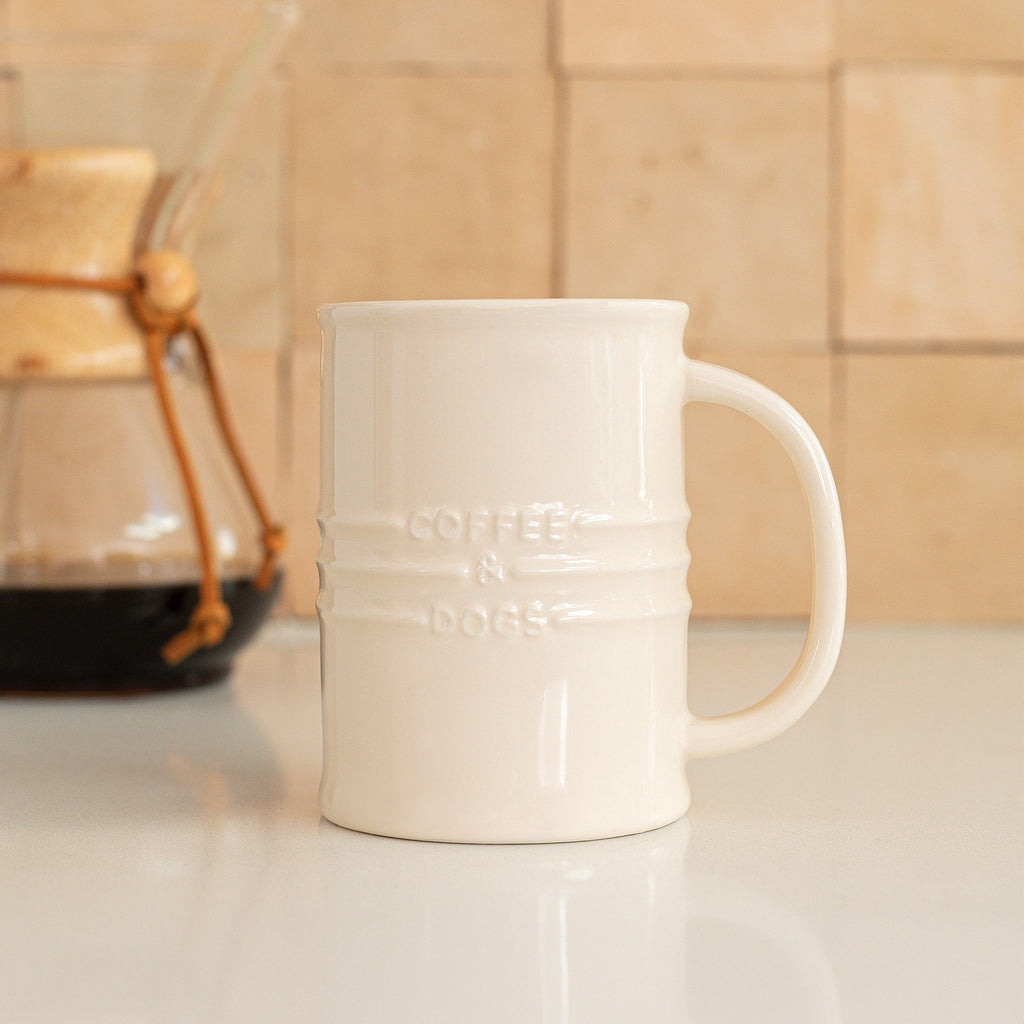 Coffee & Dogs Ivory Mug
