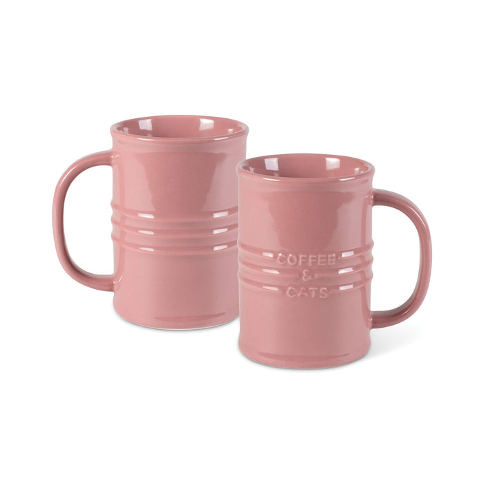 Coffee & Cats Blush Mug