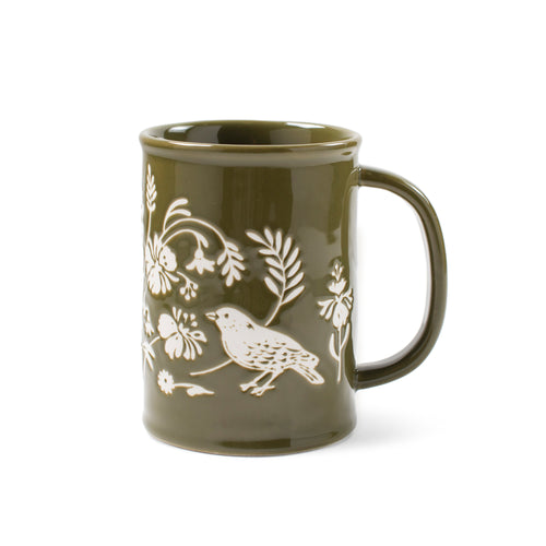 Forage Bird Stoneware Mug