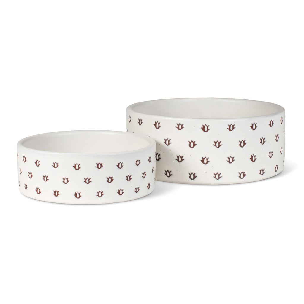 Speckled Block Bone Small Dog Bowl