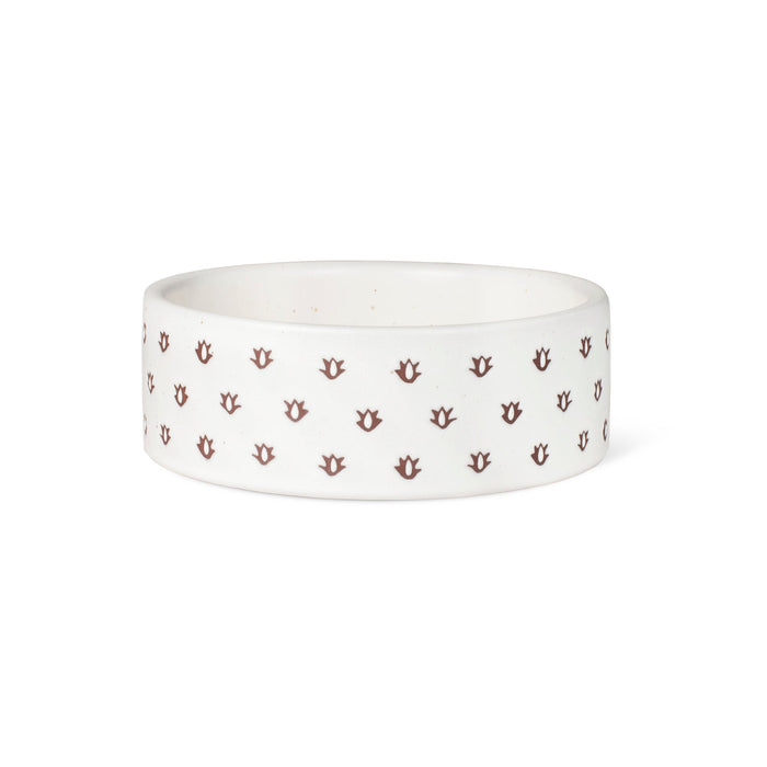 Speckled Block Bone Small Dog Bowl