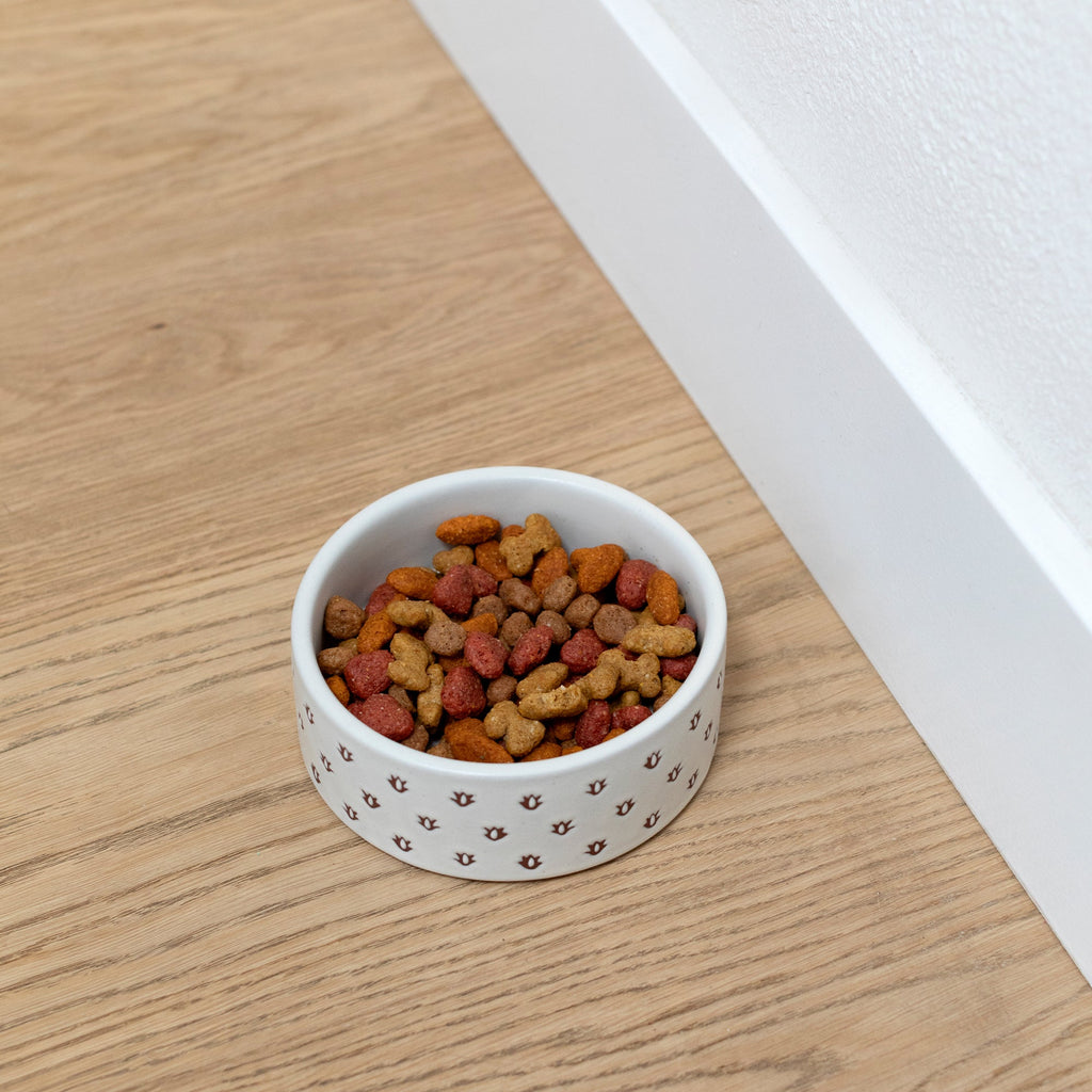 Speckled Block Bone Small Dog Bowl