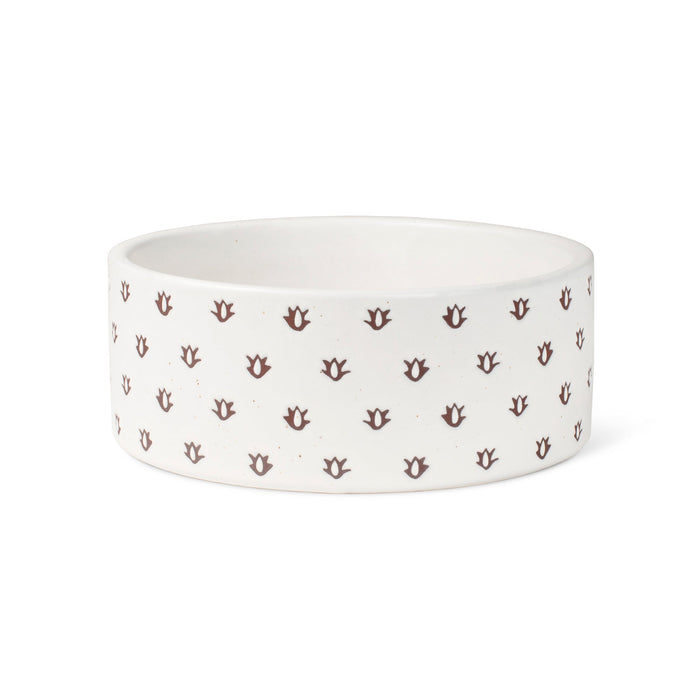 Speckled Block Bone Medium Dog Bowl