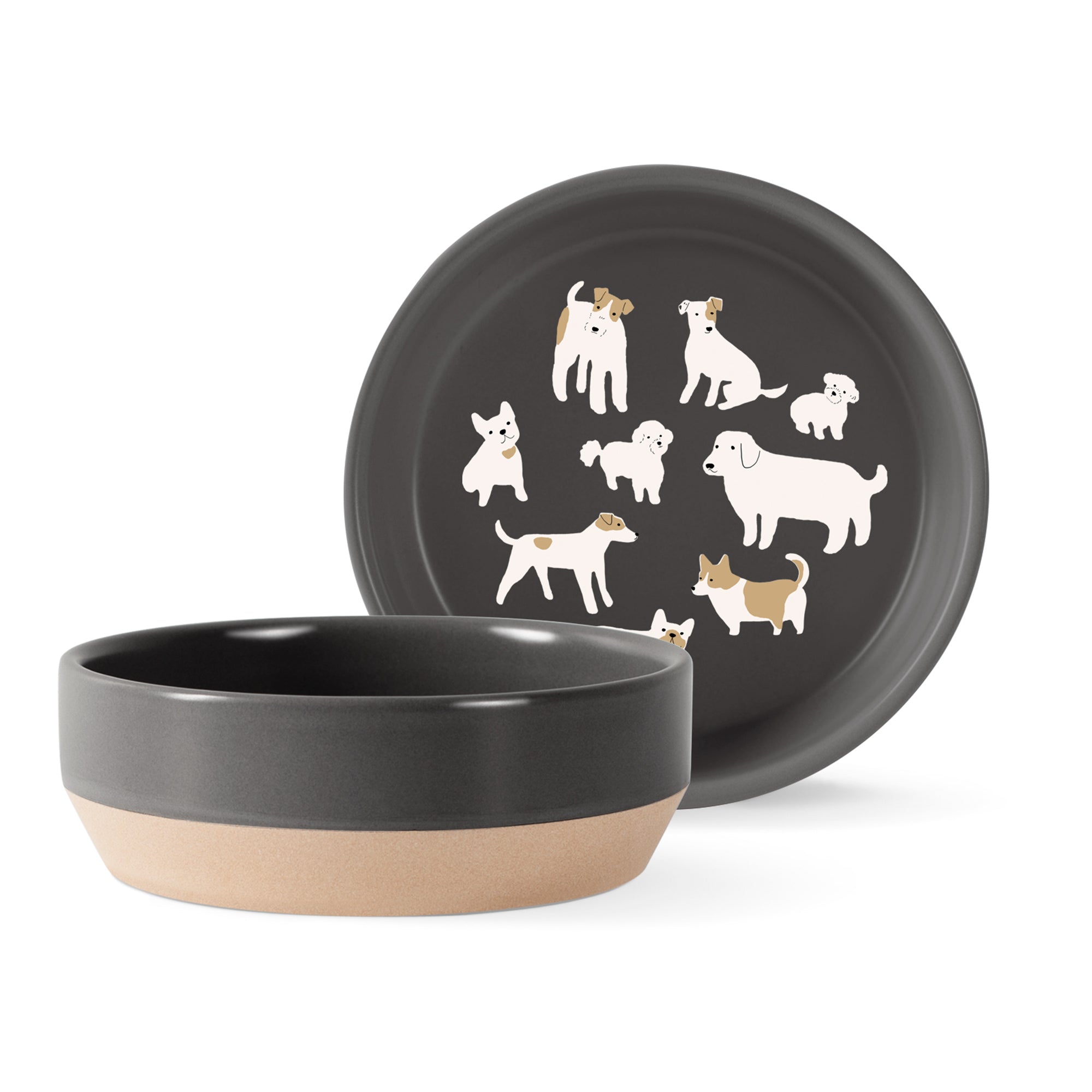 Doggos Medium Stoneware Pet Bowl