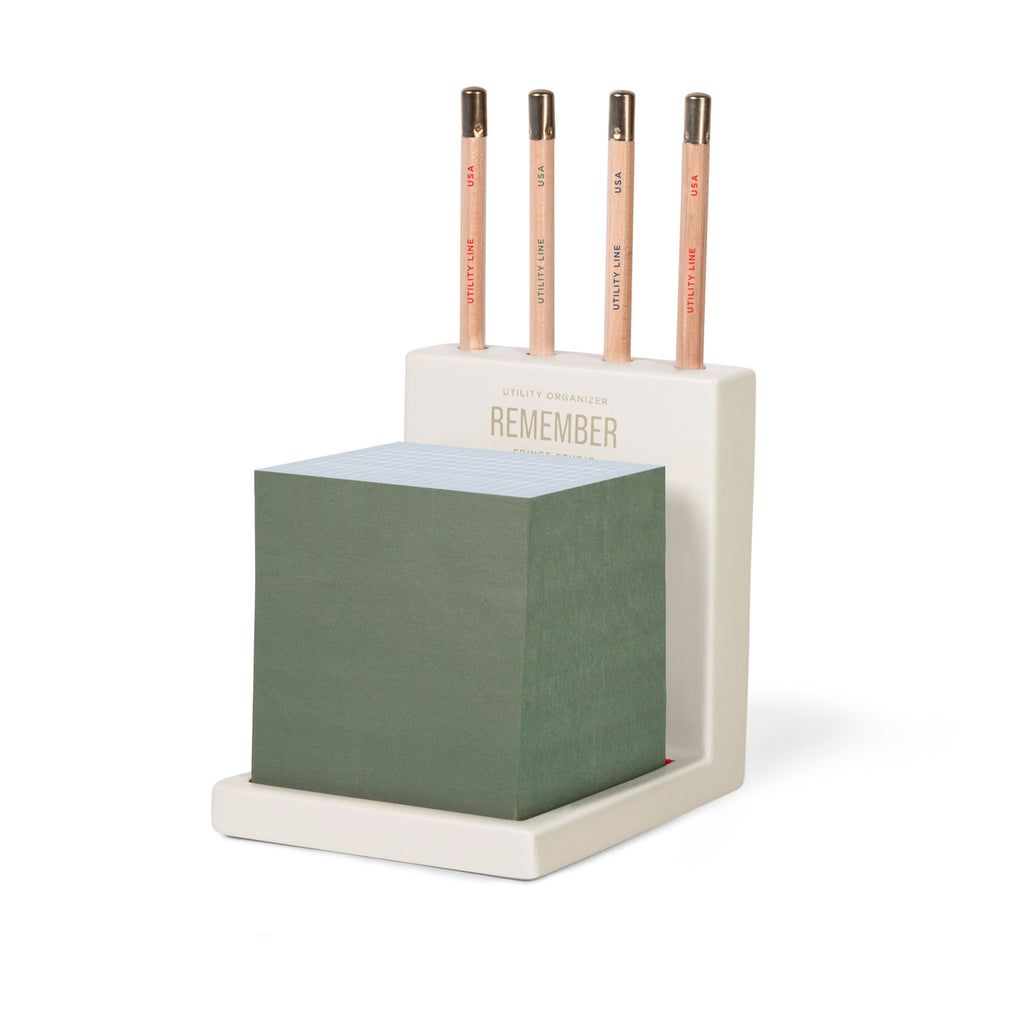 UTILITY ORGANIZER WITH NOTE CUBE