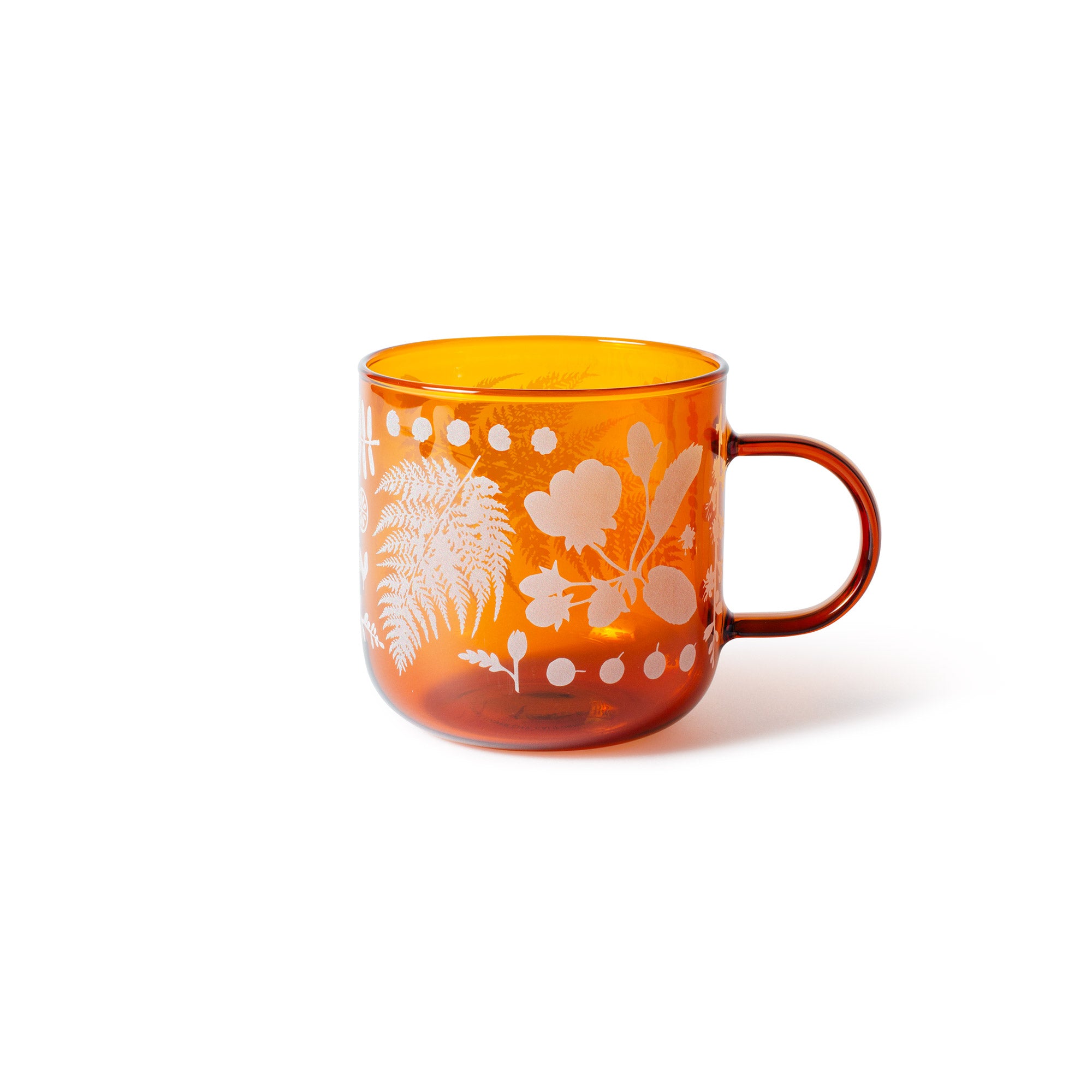 Fleur Found Botanicals Glass Mug