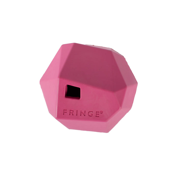 Having A Ball Hot Pink Rubber Dog Toy