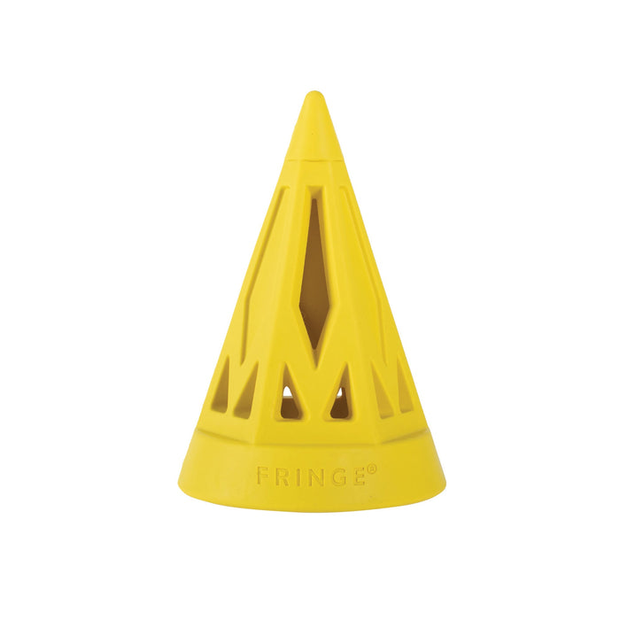 You Cone Do It! Yellow Rubber Dog Toy