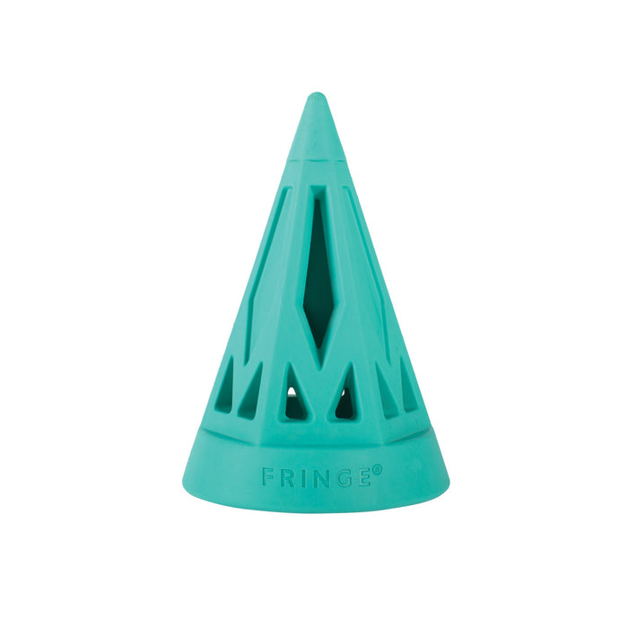 You Cone Do It! Turquoise Rubber Dog Toy
