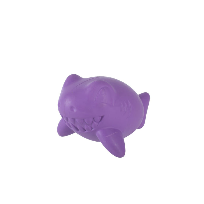 Catch Ya Later Purple Rubber Dog Toy