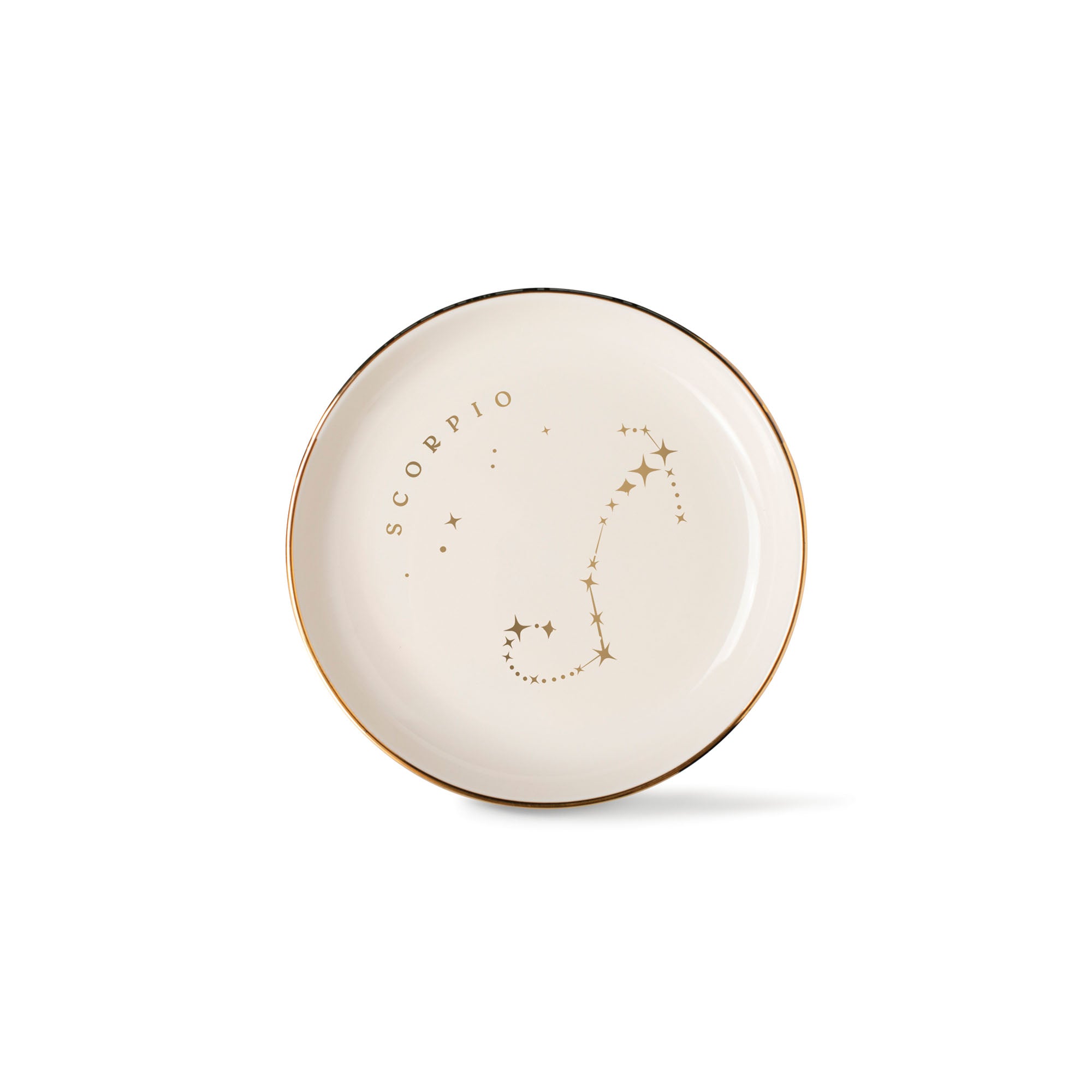 Starry Scorpio Zodiac Pedestal Dish
