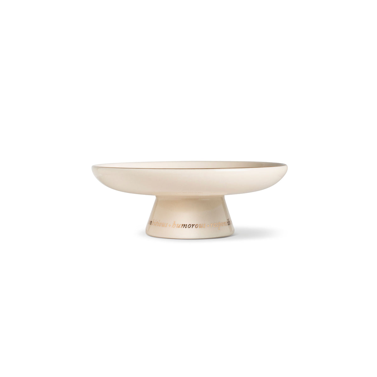 Starry Capricorn Zodiac Pedestal Dish