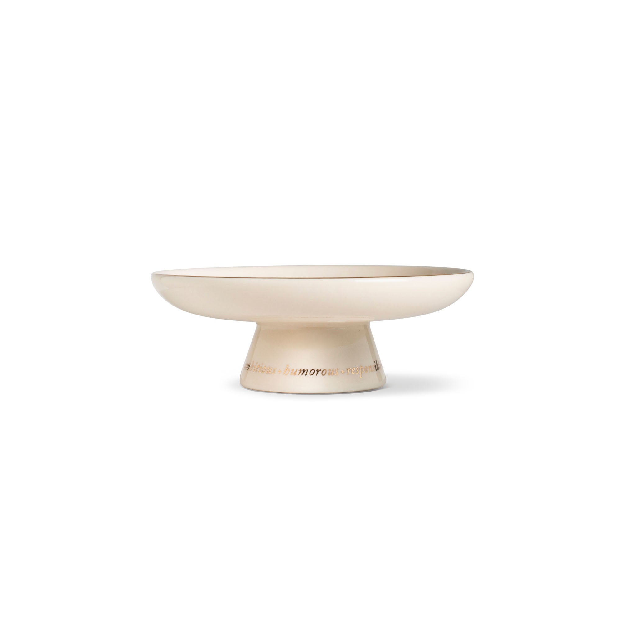 Starry Capricorn Zodiac Pedestal Dish