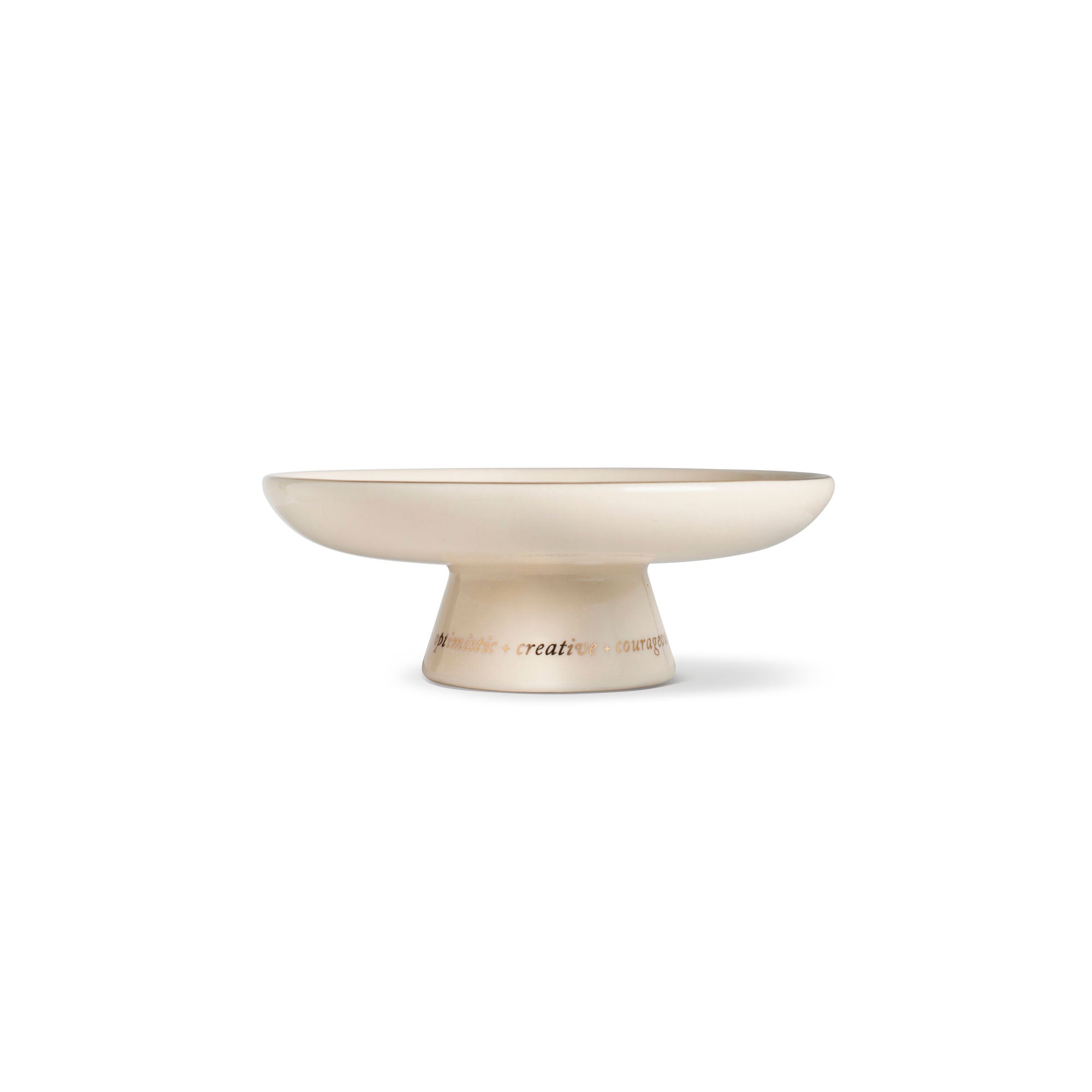 Starry Aries Zodiac Pedestal Dish