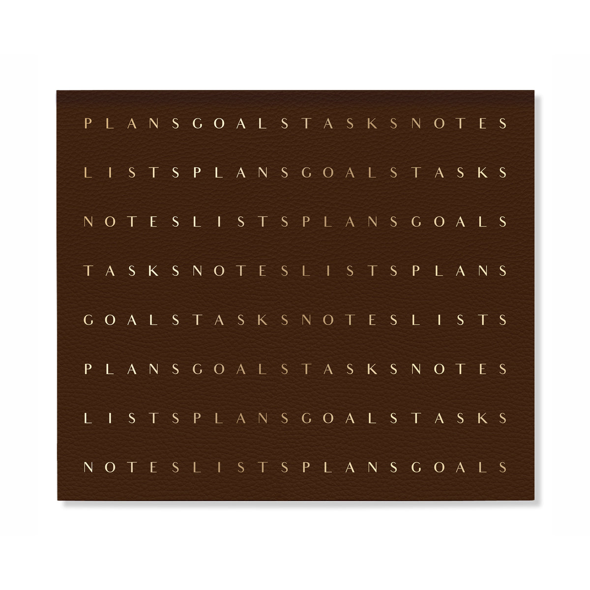 Se Letter Flow Bark Signature Non-Dated Weekly Desk Pad