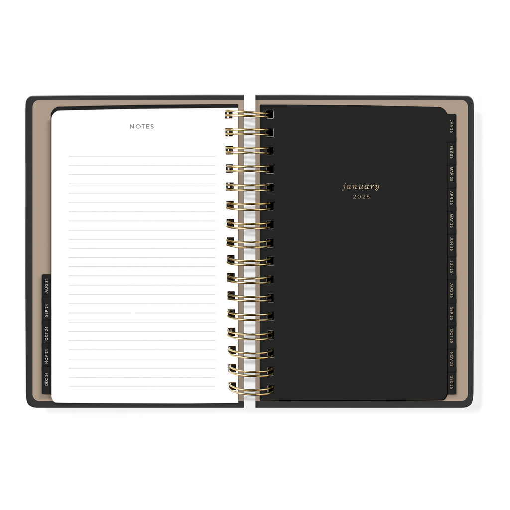 SIGNATURE BLACK 2025 17 MONTH DATED PLANNER