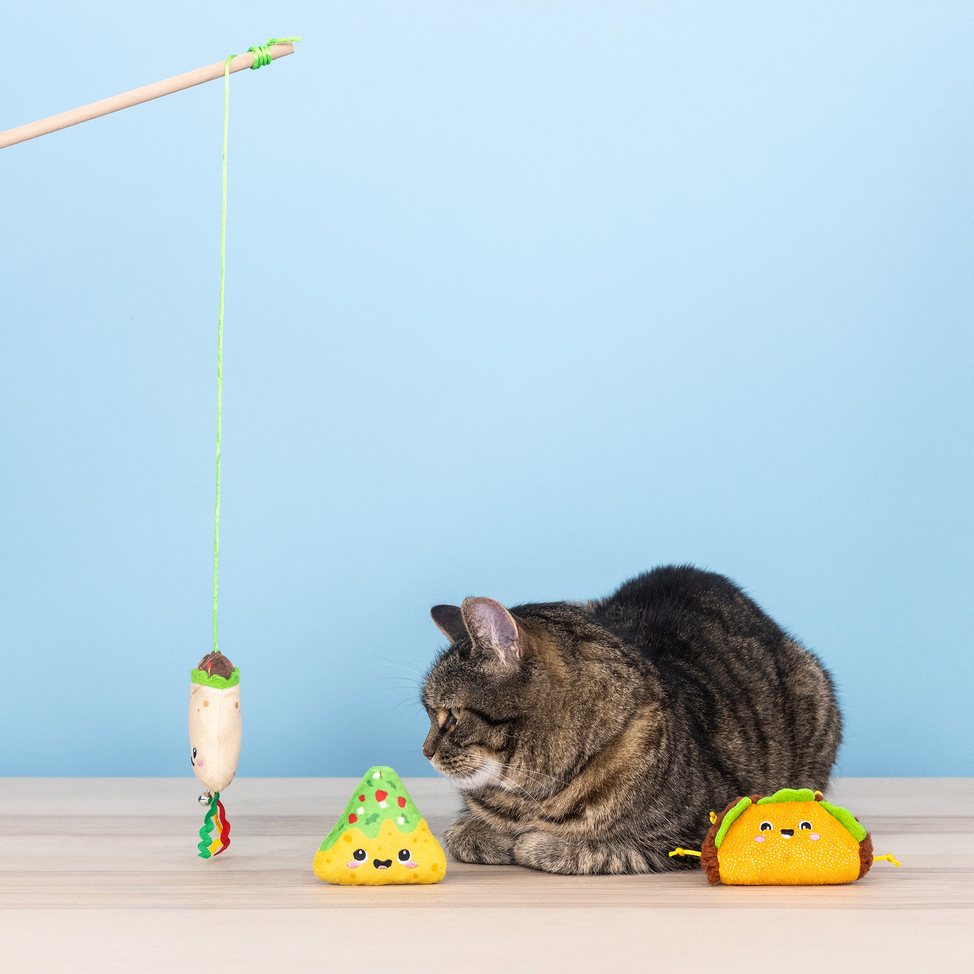 Feeling Like A Guac-Star 3pc Teaser Cat Toy Set