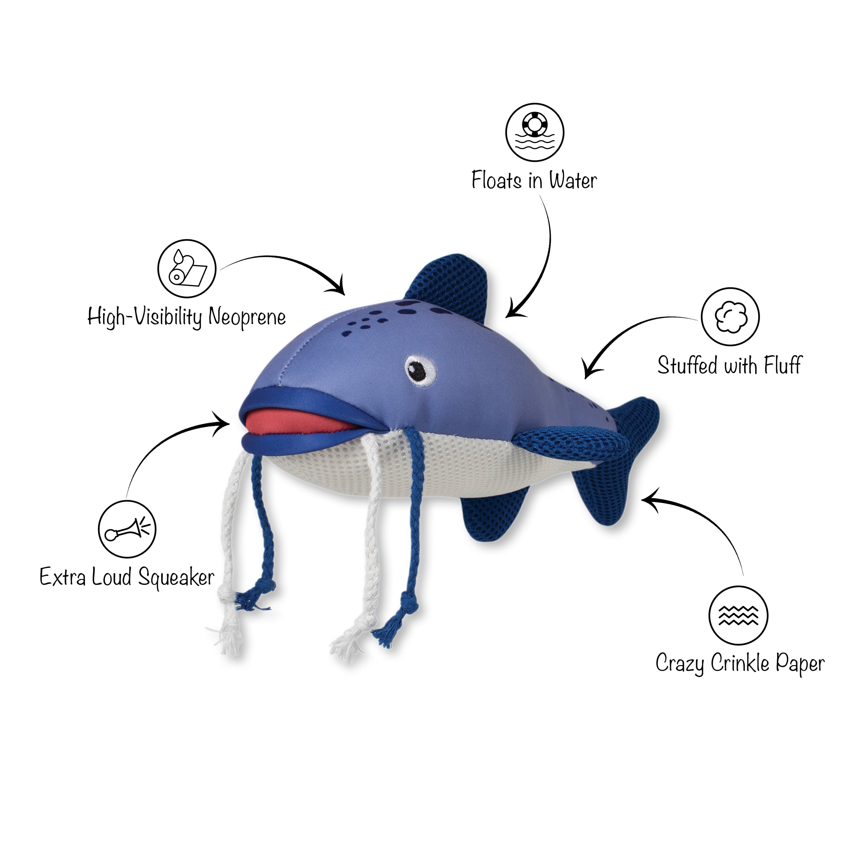 Wagsdale The Reel Deal! Floating Dog Toy