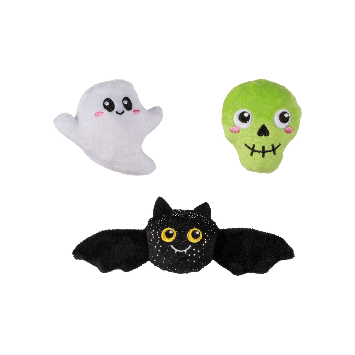 Boo Yah! 3pc Mini Plush Dog Toy Set