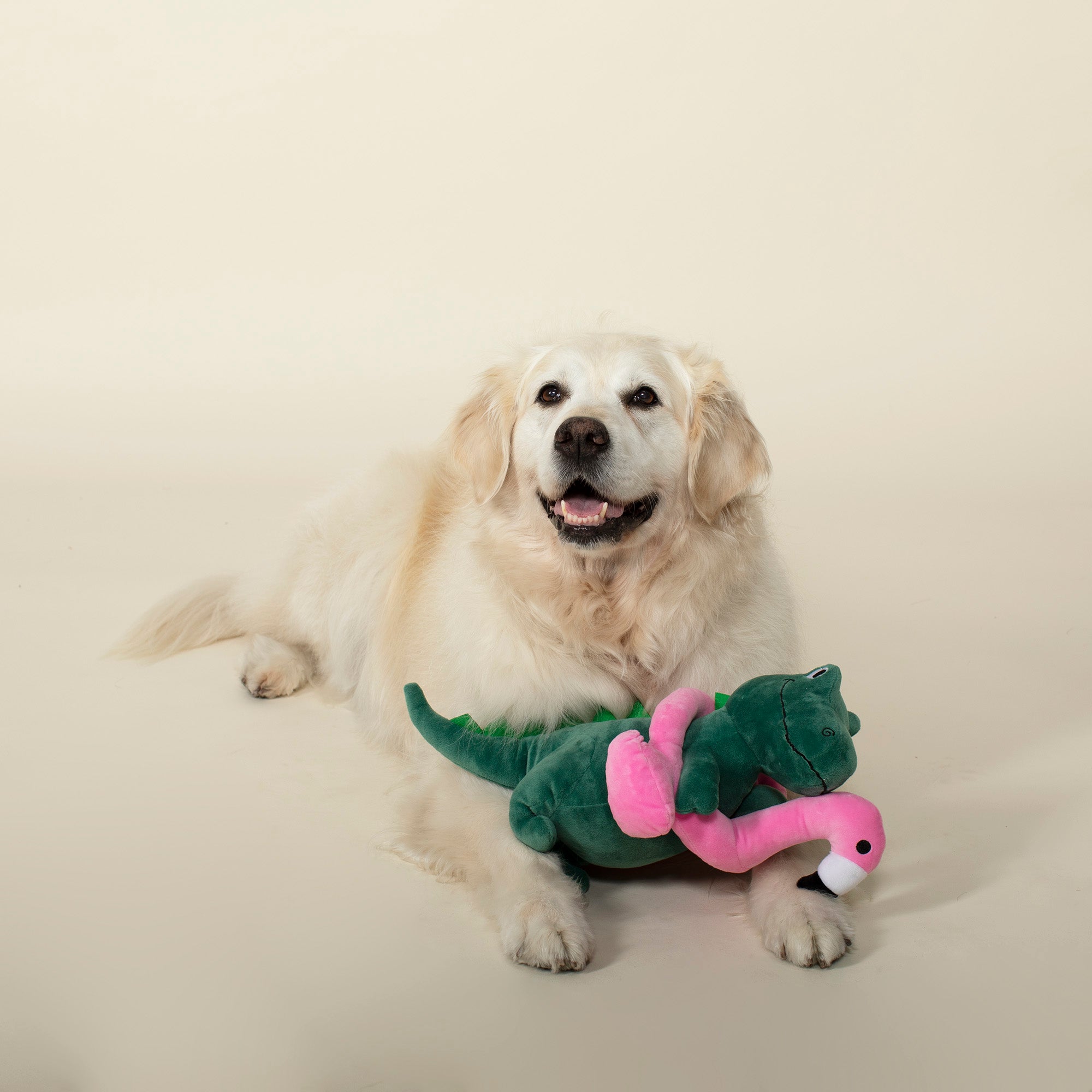 Flamingo Fun Large Plush Dog Toy