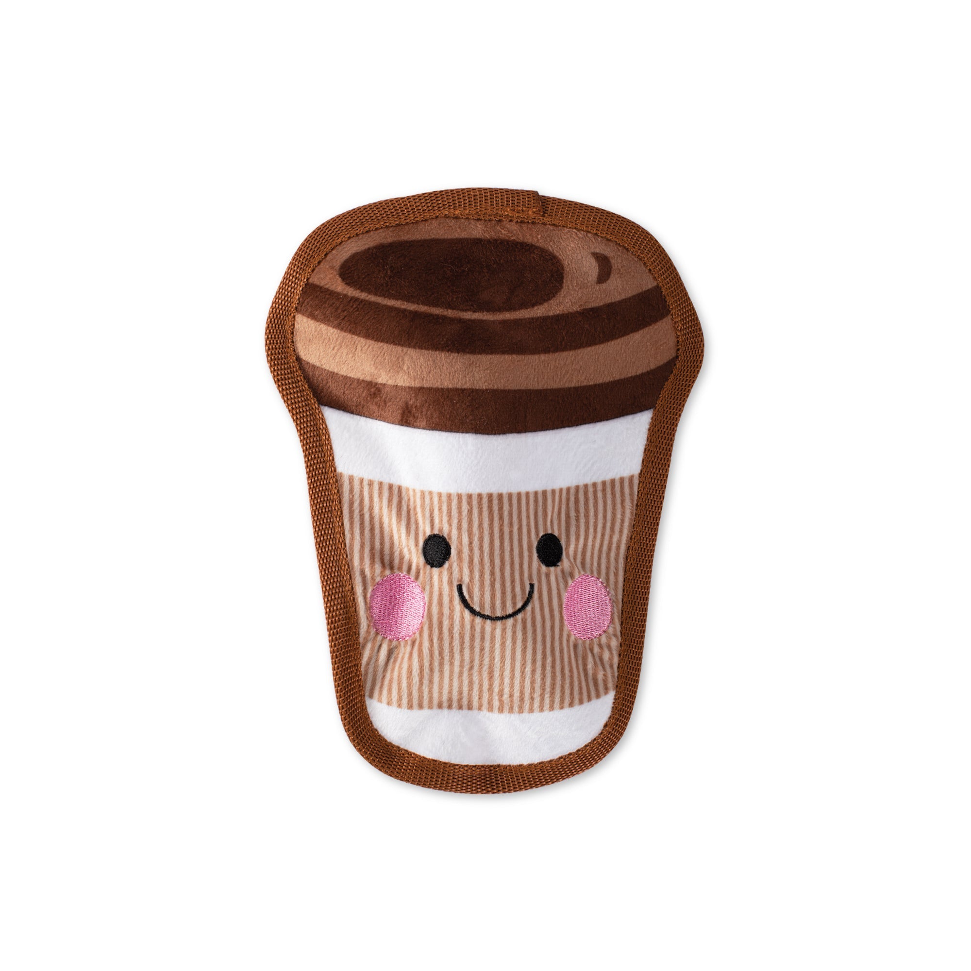 You Mocha Me Crazy Durable Plush Dog Toy