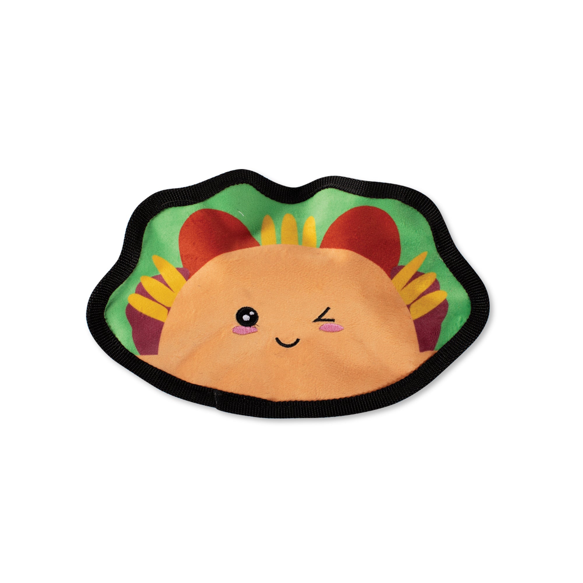 Taco Durable Plush Dog Toy