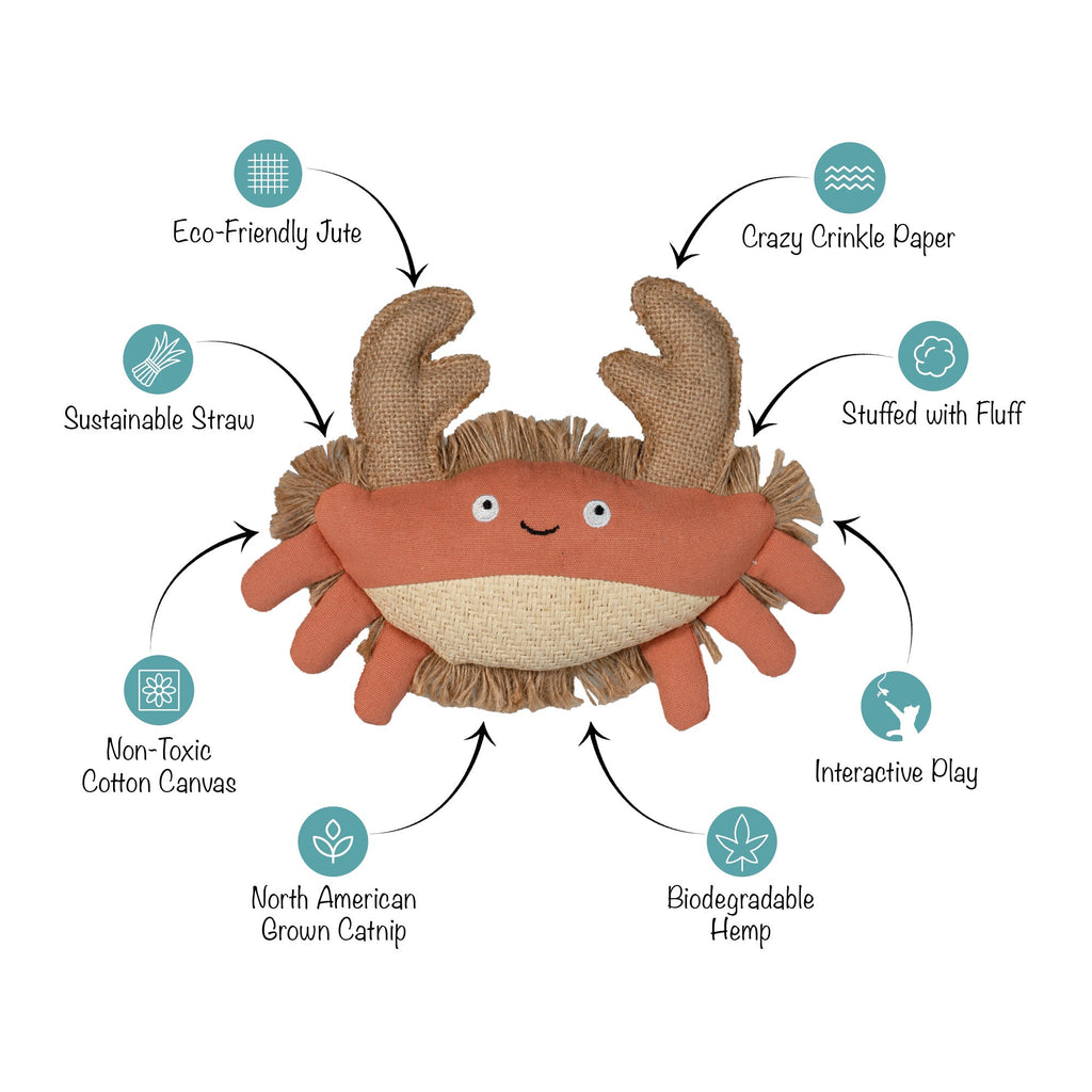 Very Crabtivating Earth Friendly Cat Toy