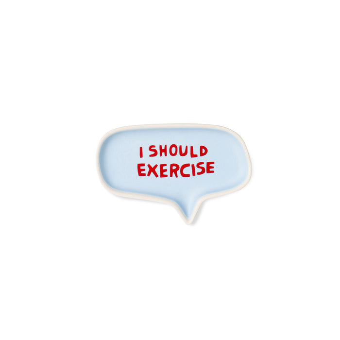 MR SHOULD EXERCISE WORD BUBBLE TRAY