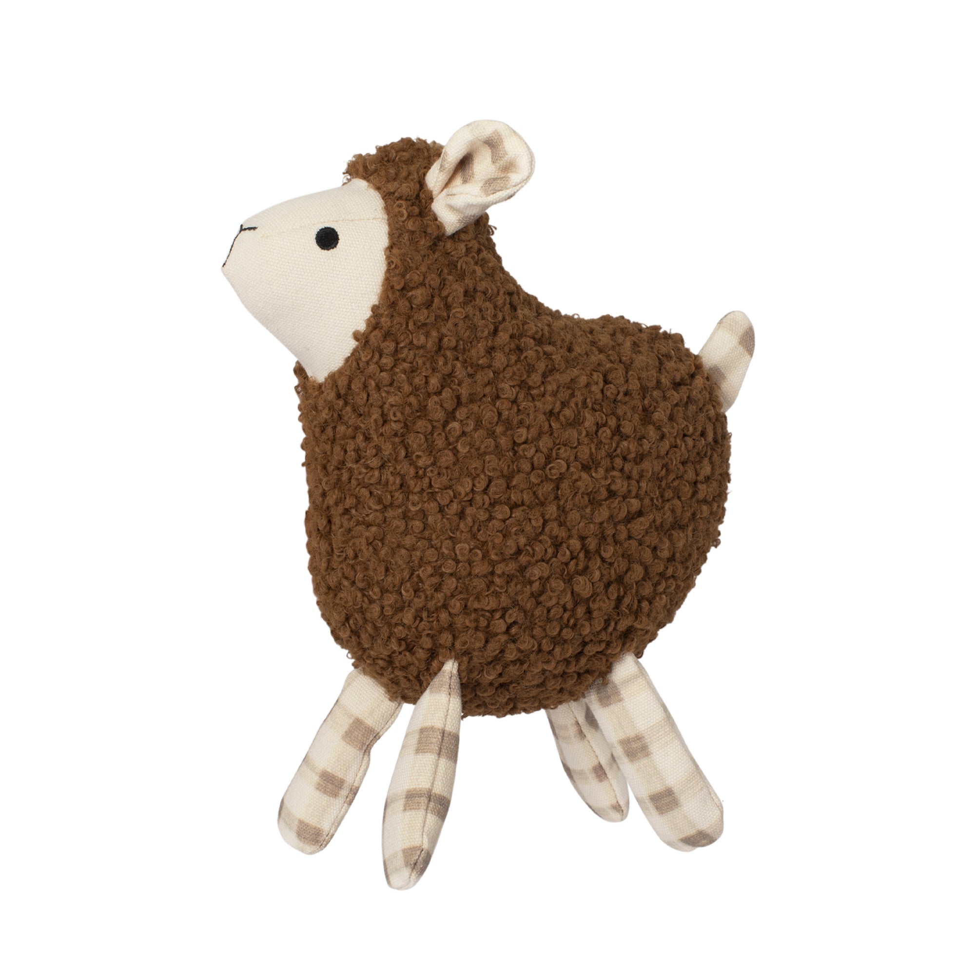 Lammy Textured Patchwork Dog Toy