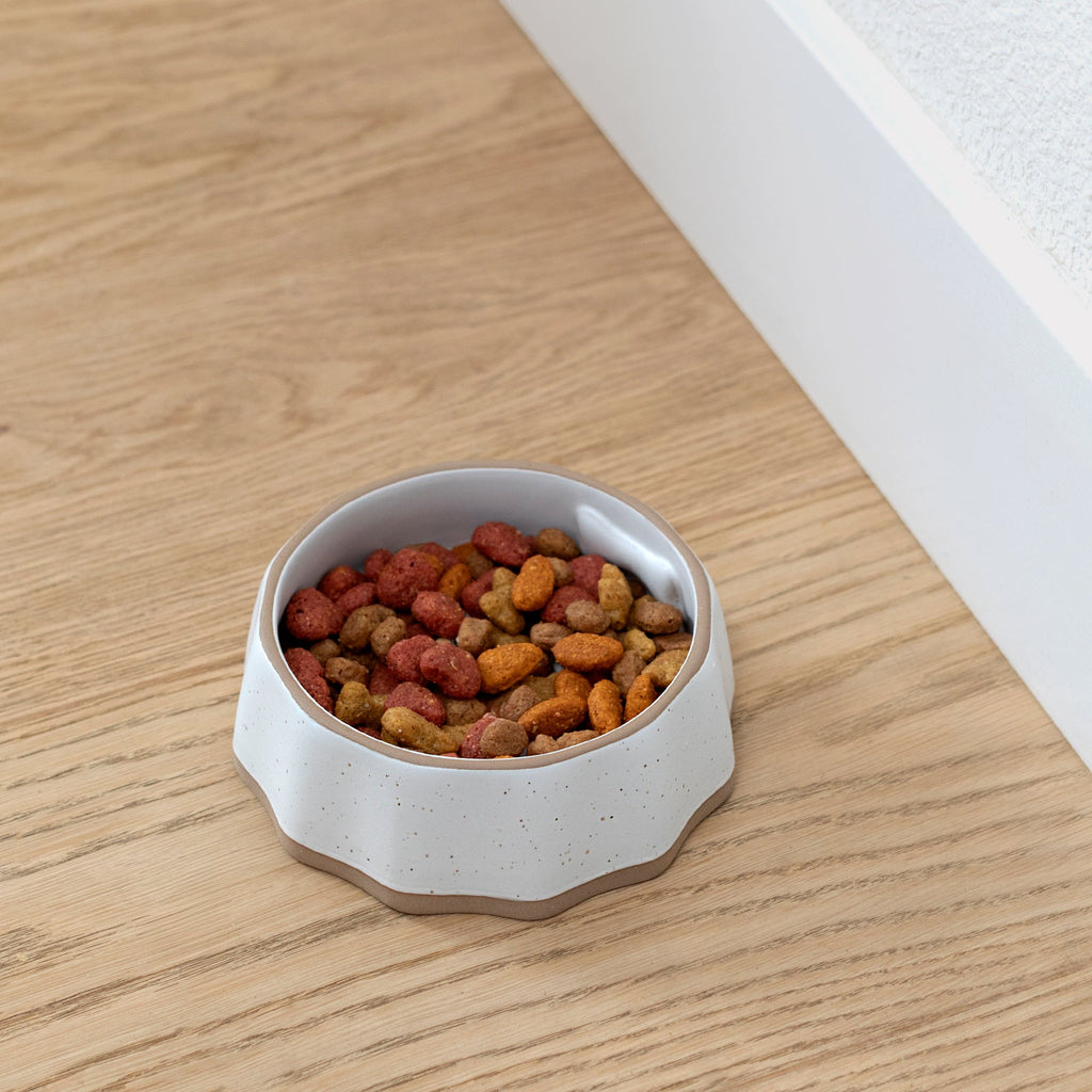 Speckled Bone Small Dog Bowl
