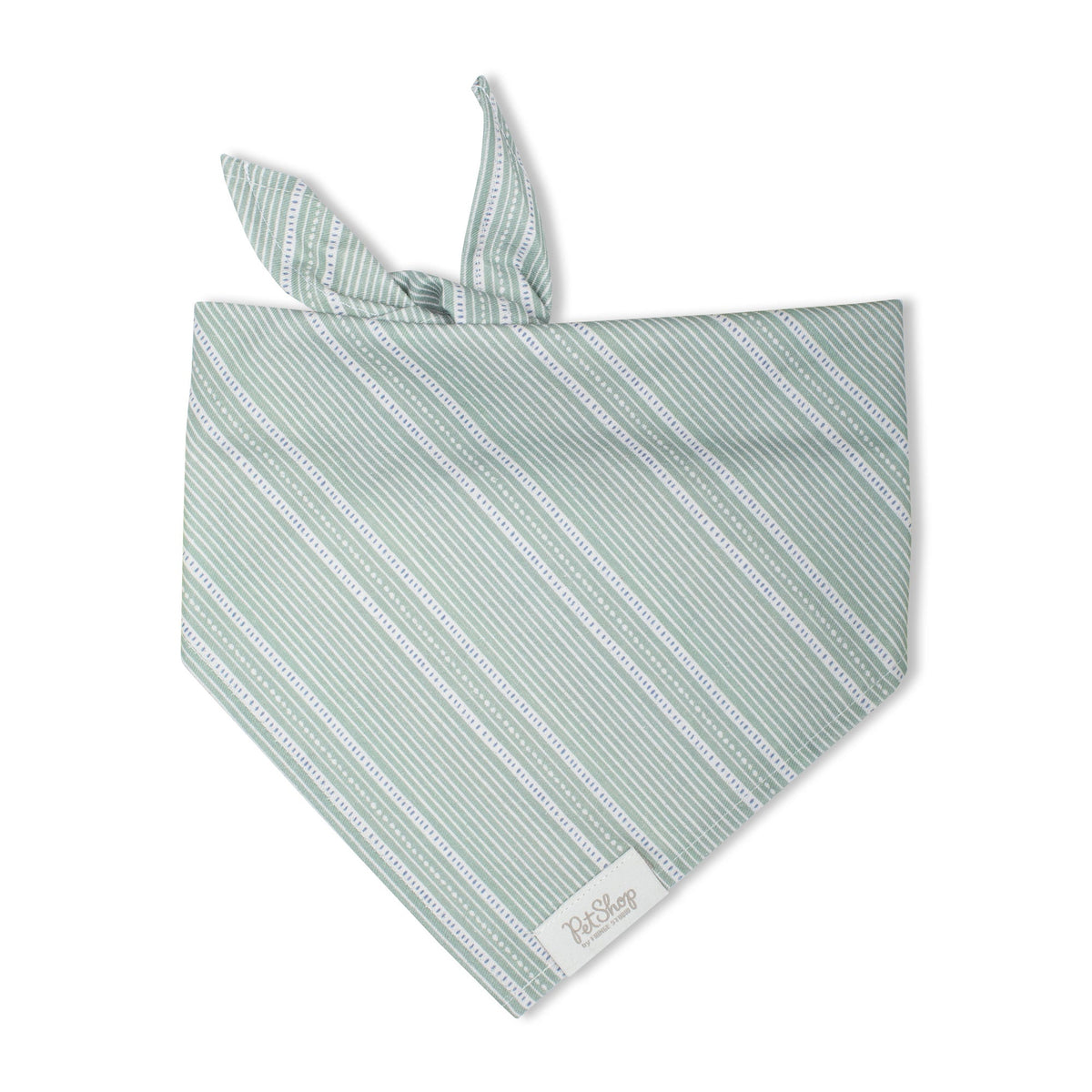 Block Stripe Dusty Sage Bandana